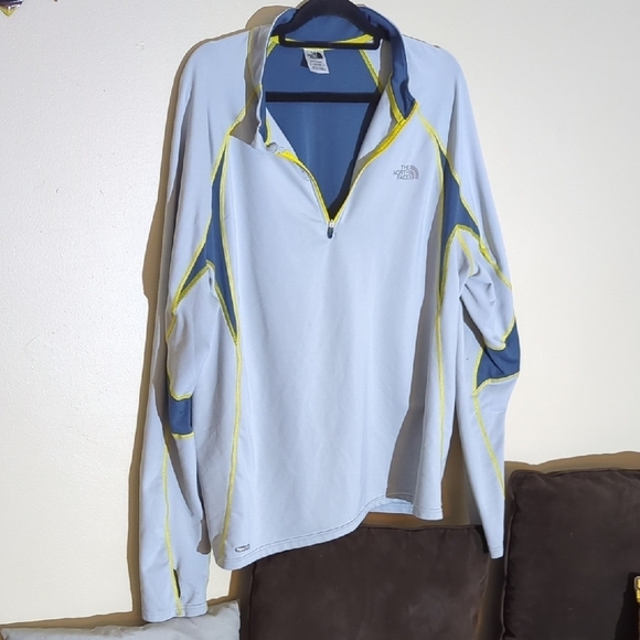 The North Face Blue and Yellow Pullover - Picture 2 of 10